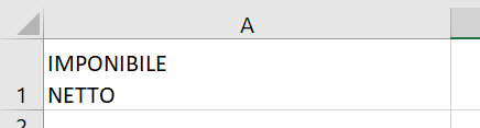 Come andare a capo nella stessa cella in EXCEL