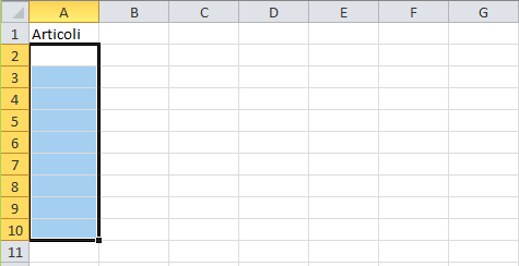 Elenco a discesa in Excel o menu a tendina in Excel - Mummu Academy