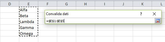 Elenco a discesa in Excel o menu a tendina in Excel - Mummu Academy