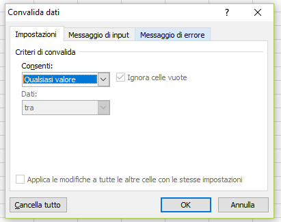 Elenco a discesa in Excel o menu a tendina in Excel - Mummu Academy