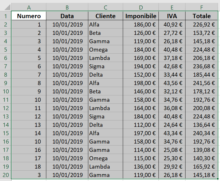 Elimina duplicati in Excel - Mummu Academy