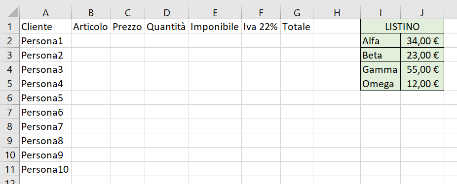 Funzione Cerca.Vert in Excel - Mummu Academy
