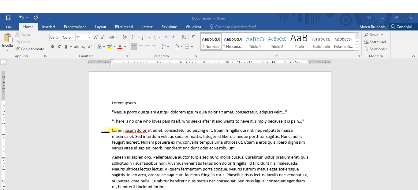 Come inserire immagine in Word senza spostare testo