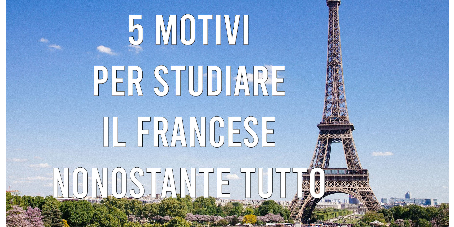 Perché studiare il Francese oggi Perché studiare il Francese oggi